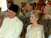 Mowlana Hazar Imam and Begum Inaara