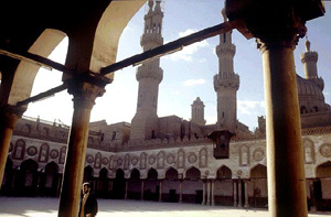 Al Azhar founded by the Fatimids in Cairo
