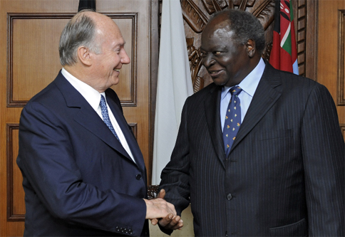 His Highness the Aga Khan meets His Excellency President Mwai Kibaki of Kenya
